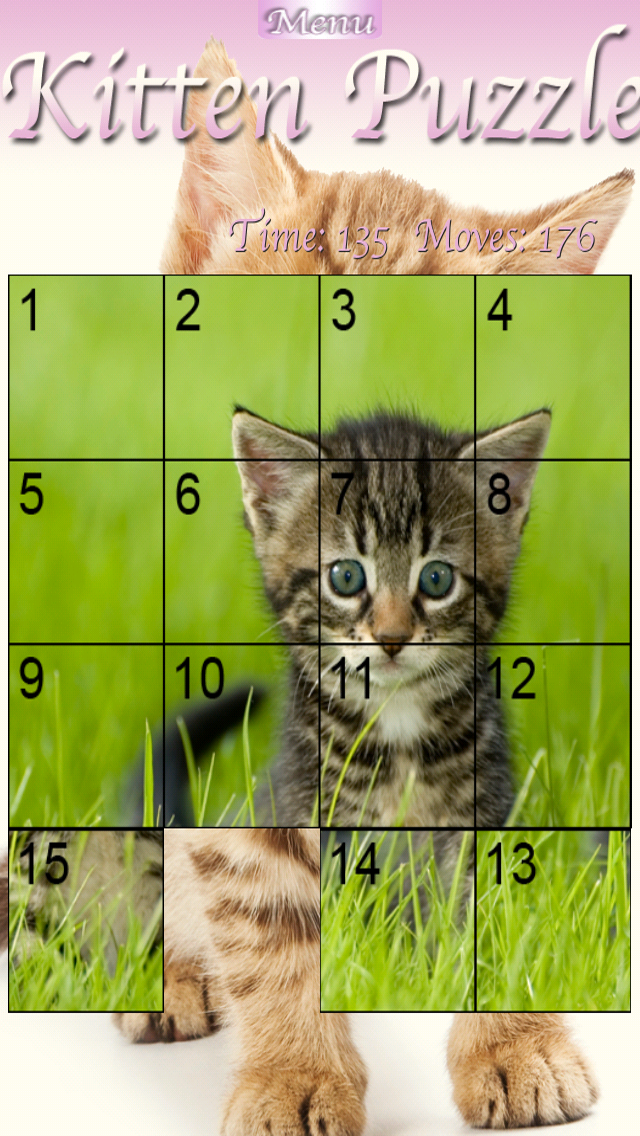 Kitten Slider Puzzle HDのおすすめ画像3