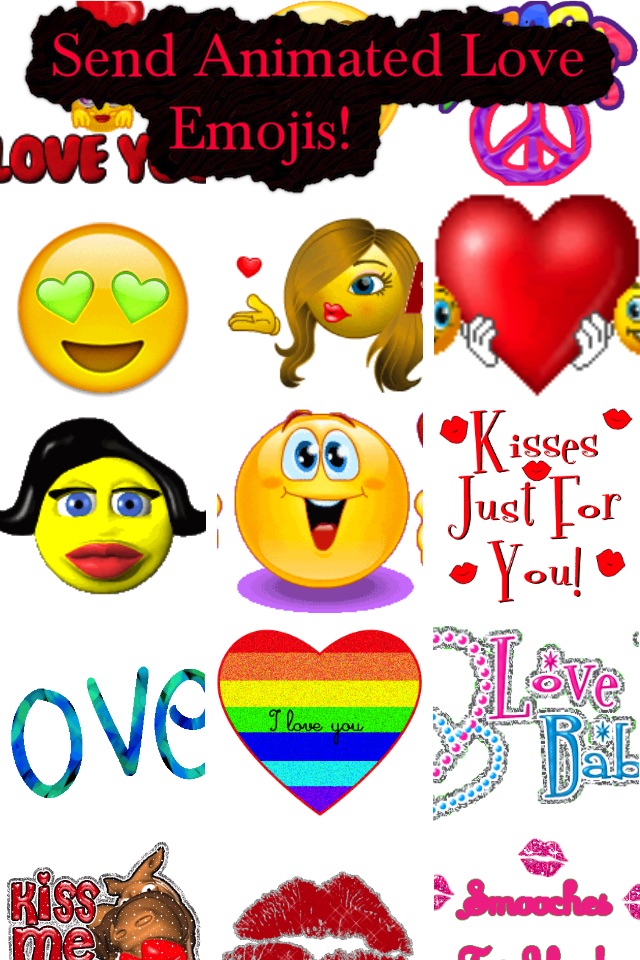 Love Emojis - Show your affection with the best animated & static emoji emoticons screenshot 2