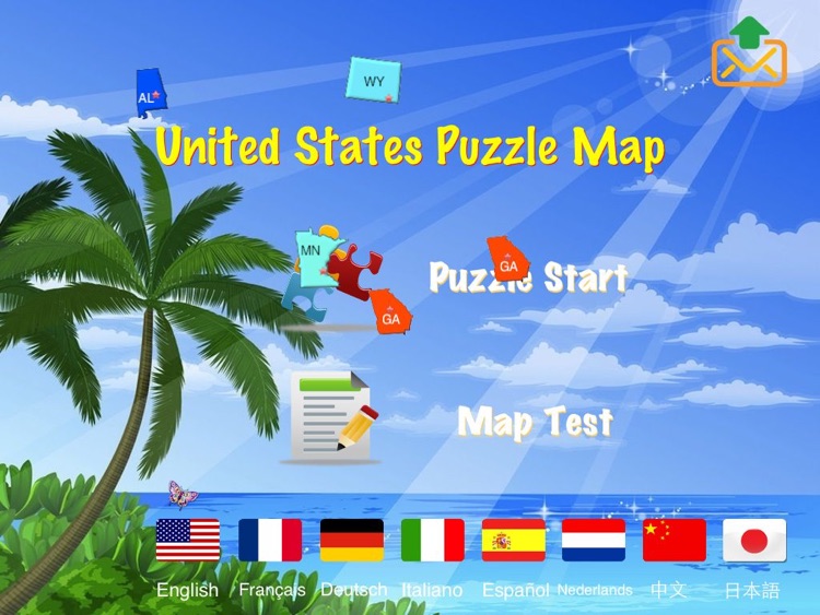 United States Puzzle Map