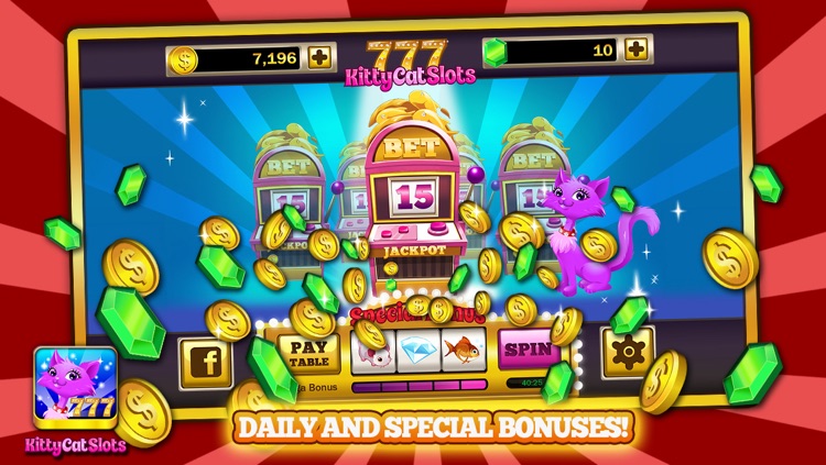 Kitty Cat Slots™ – FREE Premium Casino Slot Machine Game screenshot-4