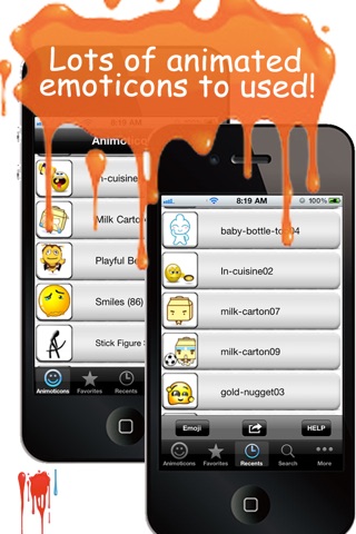 Animoticons+Emoji PRO for MMS & Facebook Text Messaging(FREE) screenshot 3