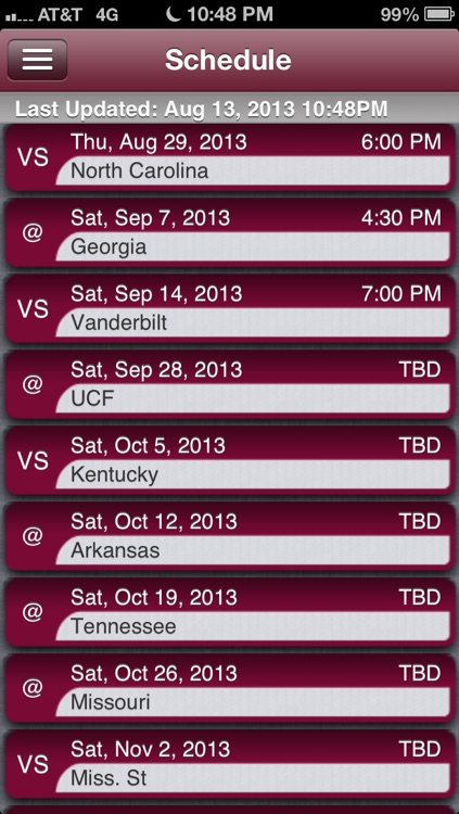 South Carolina Football Live