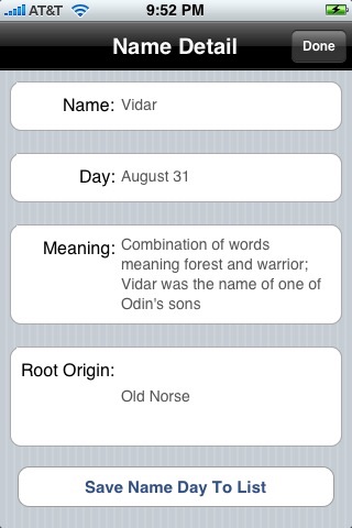 NameDay SE - Swedish Name Day Holiday Tracker screenshot 4