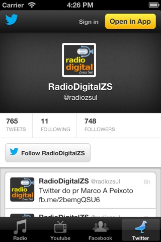 Radio Digital Zona Sul screenshot 4