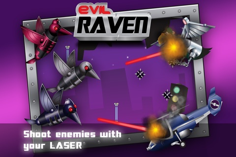 Evil Raven : Subway bird attack The Streets FREE Nasty Game For Kids screenshot 3