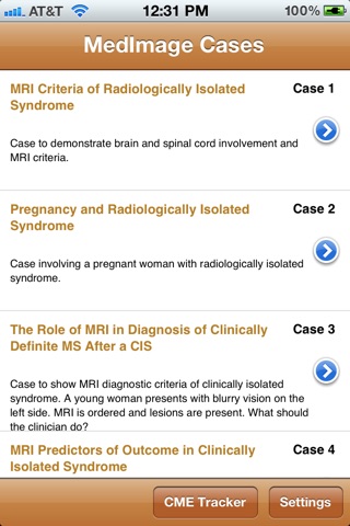 Multiple Sclerosis - MedImage Cases screenshot 2