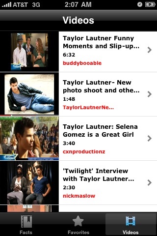Taylor Lautner Awesome Facts screenshot 4
