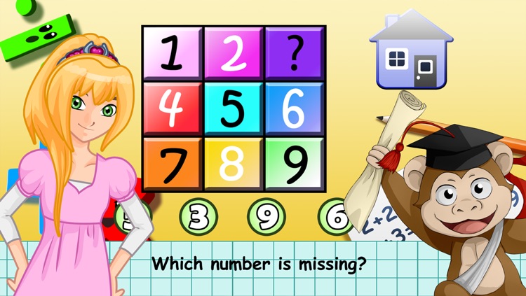 Preschool Math Class IQ - Educational Games for Toddlers, Kindergarten & Preschooler Kids - The fun way to Learn Numbers, Counting, Sorting, Spelling, Organizing & More! - By Geared Kids screenshot-3