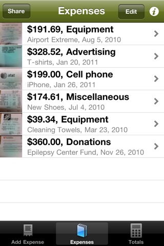 Expen$e Reports - Record, Photo, and Share Expe... screenshot 2
