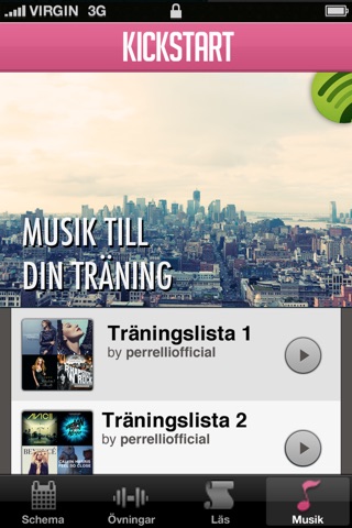 Kickstart träna med Charlotte Perrelli screenshot 3