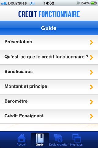 Crédit Fonctionnaire screenshot 2