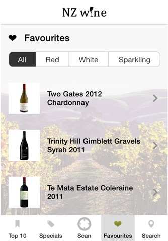 NZ Wine App screenshot 3