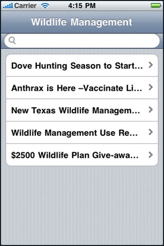 Wildlife Management screenshot 2