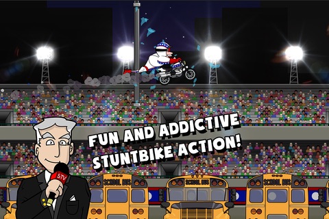 Stuntman Eddie: Motorbike Daredevil FREE screenshot 2
