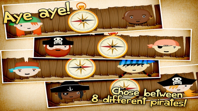 The Pirate’s Treasure - a memo game for kids screenshot-3