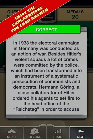 Genius Quiz World War 2 - History screenshot 3