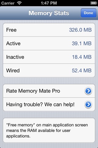 Memory Mate Pro screenshot 2