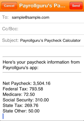 Paycheck Lite : Mobile Payroll screenshot 4