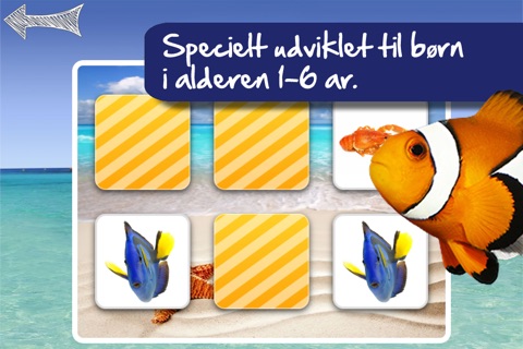 Free Memo Game SeaLife Photo for kids screenshot 2