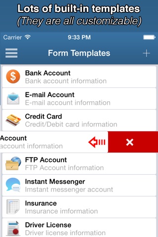 Mobile Form - Awesome Information Manager screenshot 3