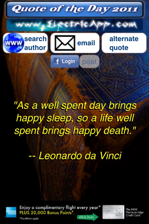 Quote Of The Day 2011