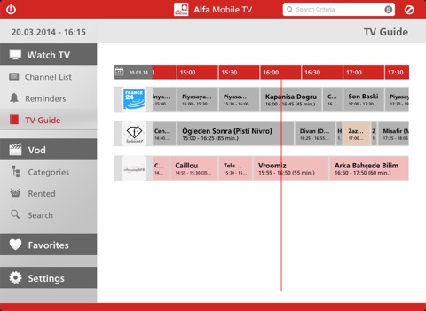 Alfa Mobile TV Tablet screenshot 4