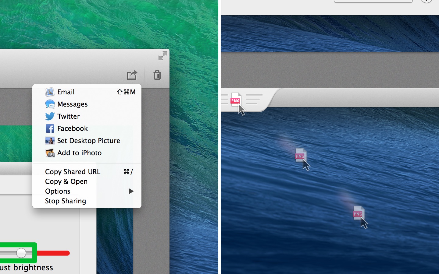 Screenshot do app Skitch