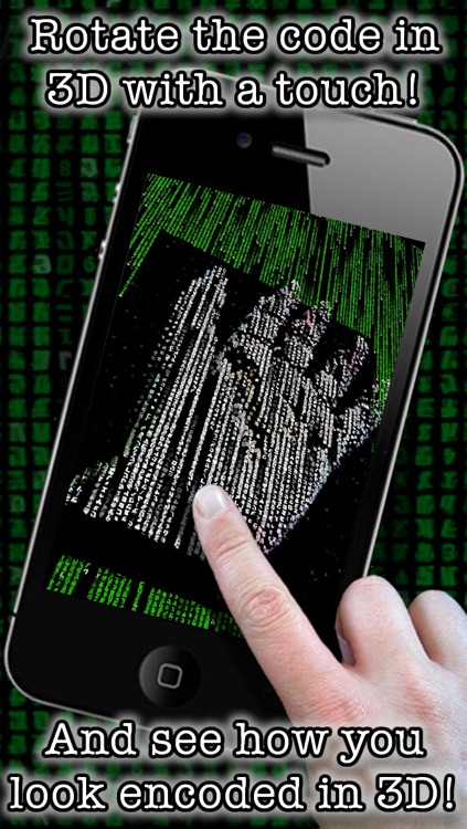 Encode Yourself! 3D Code Camera + more! FREE
