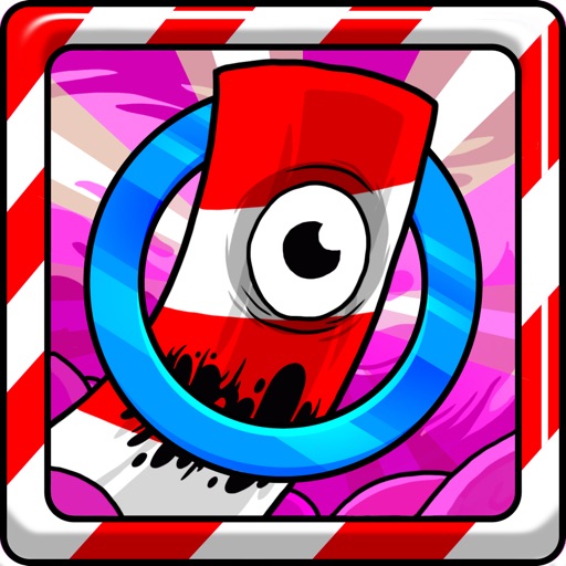 A Ring Toss Attack on Candy Cane Monsters - Fun Edition iOS App