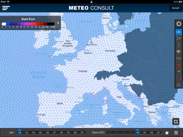 Météo Marine pour iPad(圖2)-速報App