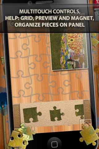 Gustav Klimt Jigsaw Puzzles - Play with Paintings. Prominent Masterpieces to recognize and put together screenshot 3