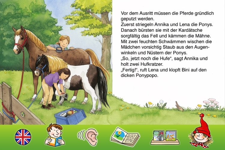 Pixi Buch "Unterwegs mit den Ponys" für iPhone