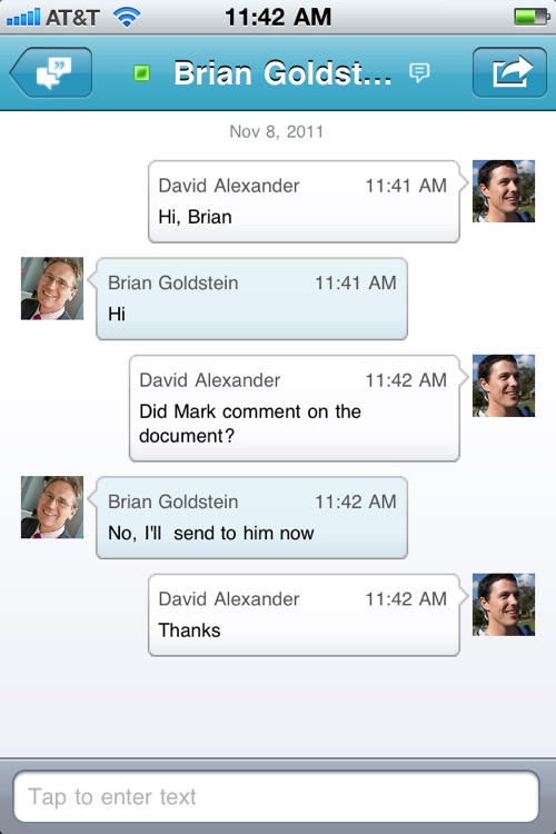 Microsoft Lync 2010 for iPhone