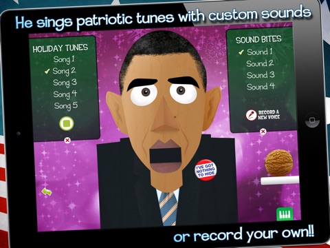 Singing Nutcracker : U-nut-ed States Edition - feat. President Obama, Mitt Romney & Uncle Sam screenshot 2