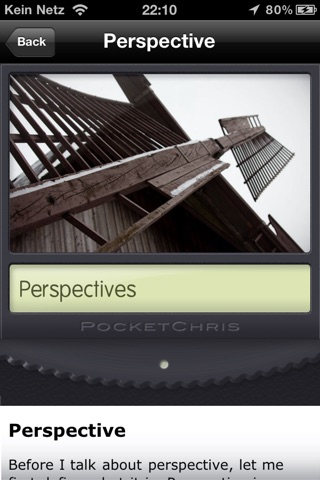 PocketChris Advanced Photography I screenshot 4