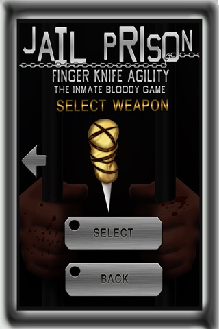 Jail Prison Finger Knife agility : The inmate bloody game - Free Edition screenshot 4