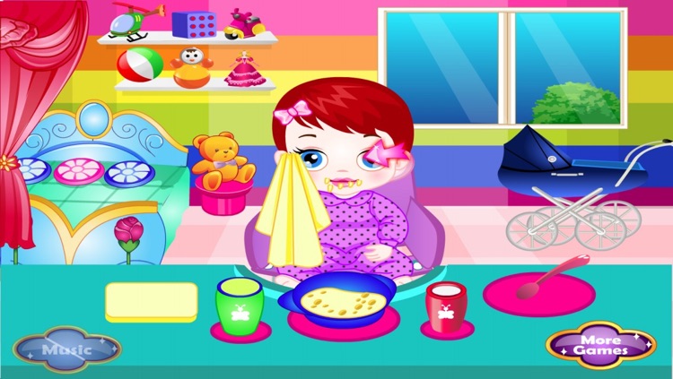 Baby's Day: Bath & Lunch & Play - Kids Game screenshot-3