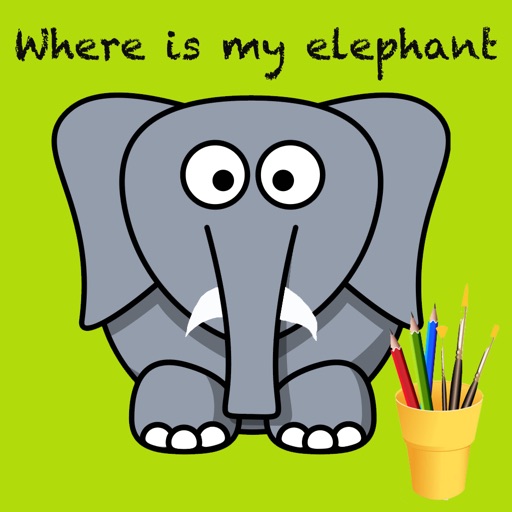 Elephant Drawing icon