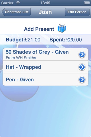 Quick Christmas List screenshot 4