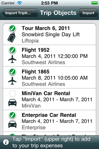 Travel Expense Wallet screenshot 2