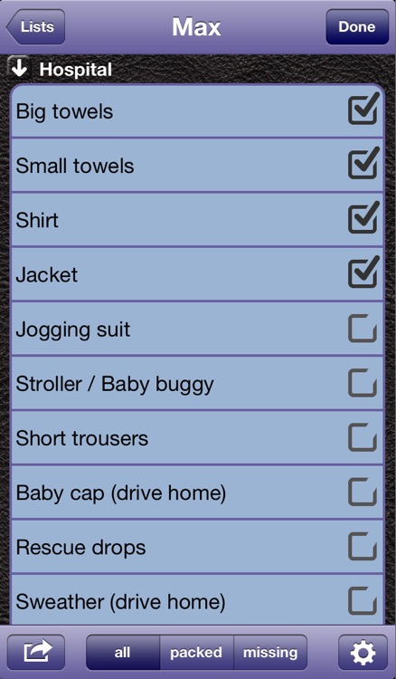 BabyBag - Pack your bag for the delivery screenshot-3