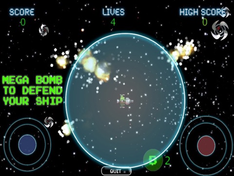 Geomatrix Space Wars HD FREE screenshot 2
