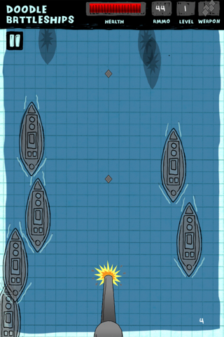 How to cancel & delete Doodle Battleships Free - Fun Shooting Warship Adventure Battleship Game from iphone & ipad 2