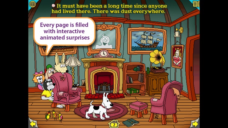 Harry and the Haunted House – Wanderful interactive storybook in English and Spanish screenshot-3