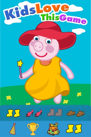 Happy Pig Family Party - Style and Design Fashion World Kids Game screenshot 3