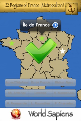 Regions of France - Free - World Sapiens screenshot 2