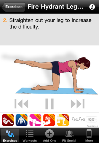 Hip & Thigh Workouts Free screenshot 2