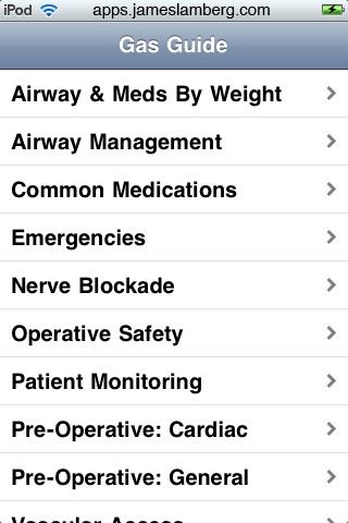 Gas Guide: Anesthesia Quick Reference screenshot 2