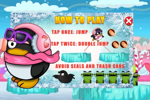 Candy Cool Club Penguin Escape Pro:Addictive Kids Run and Jump Game screenshot 2