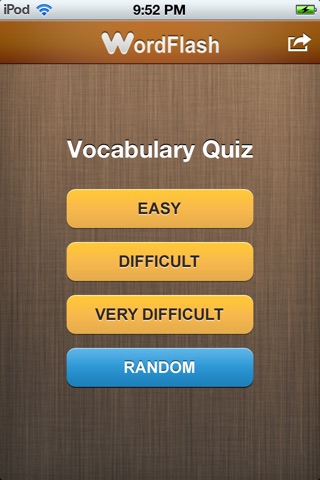 WordFlash - Vocabulary Test screenshot 2